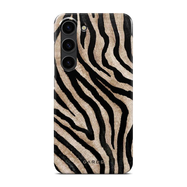Golden Zebra Samsung S23 Back Cover - Custom Printed Phone Case by Garde