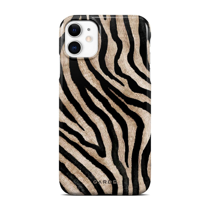Golden Zebra iPhone 11 Back Cover - Custom Printed Phone Case by Garde