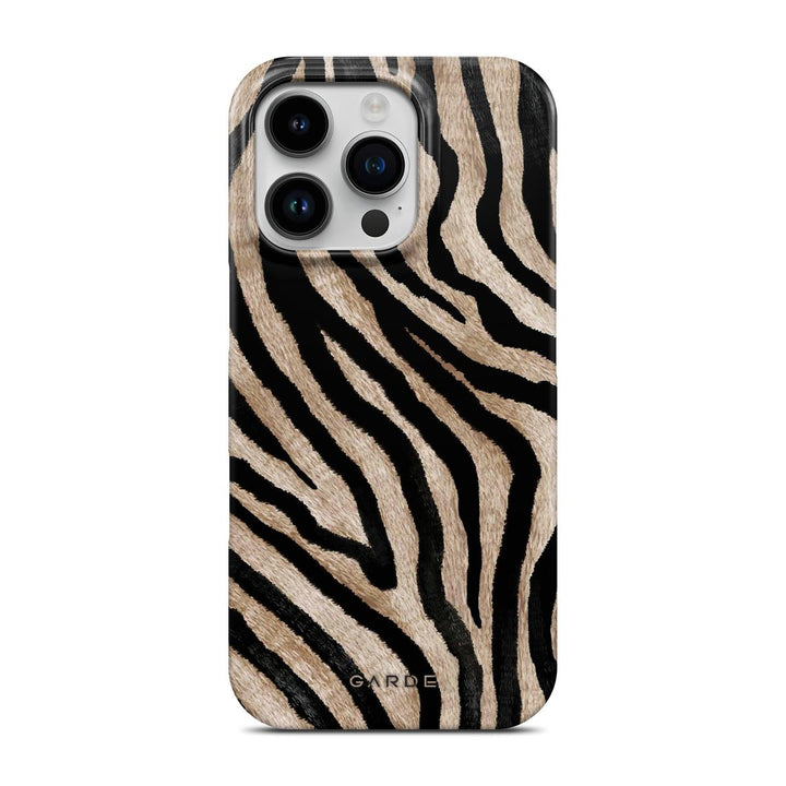 Golden Zebra iPhone 16 Pro Back Cover - Custom Printed Phone Case by Garde
