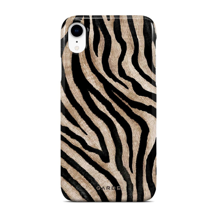 Golden Zebra iPhone XR Back Cover - Custom Printed Phone Case by Garde
