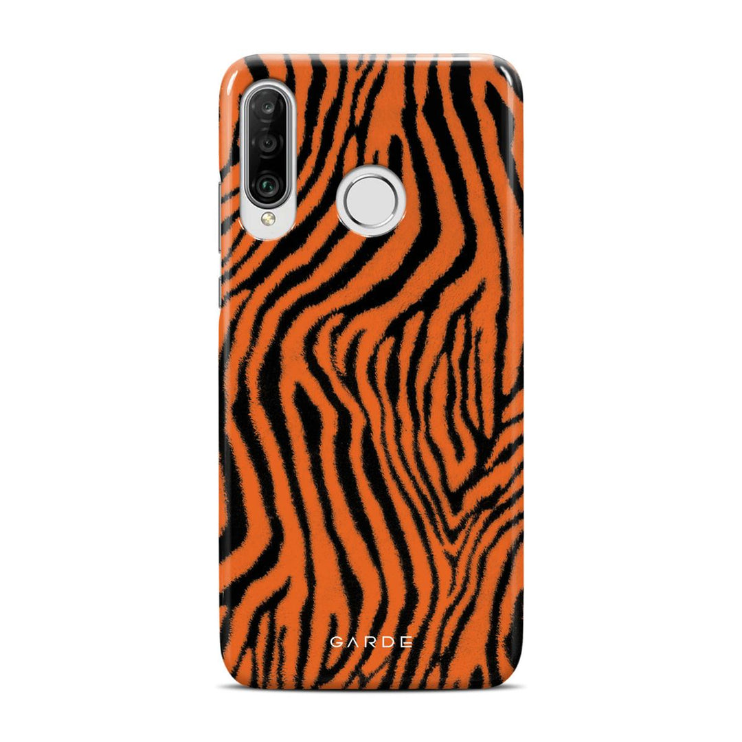 Kenzo Orange Huawei P30 Lite Back Cover - Custom Printed Phone Case by Garde