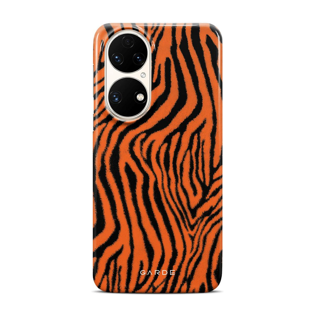 Kenzo Orange Huawei P50 Back Cover - Custom Printed Phone Case by Garde