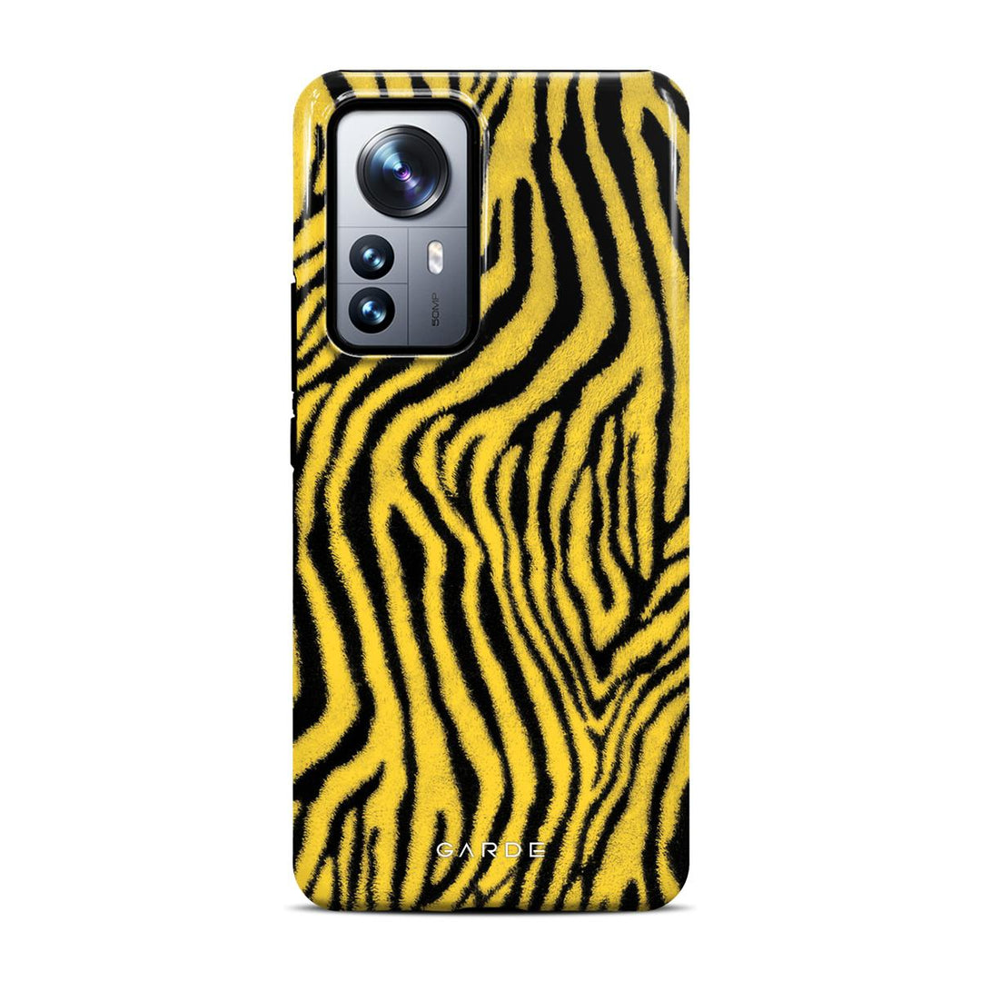 Kenzo Yellow Xiaomi 12 Pro Back Cover - Custom Printed Phone Case by Garde