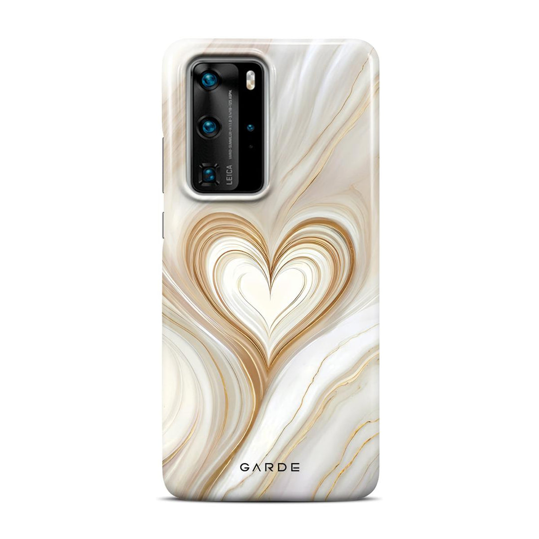 Lueur Gold Huawei P40 Pro Back Cover - Custom Printed Phone Case by Garde