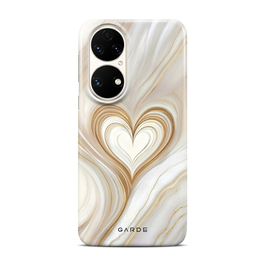 Lueur Gold Huawei P50 Back Cover - Custom Printed Phone Case by Garde