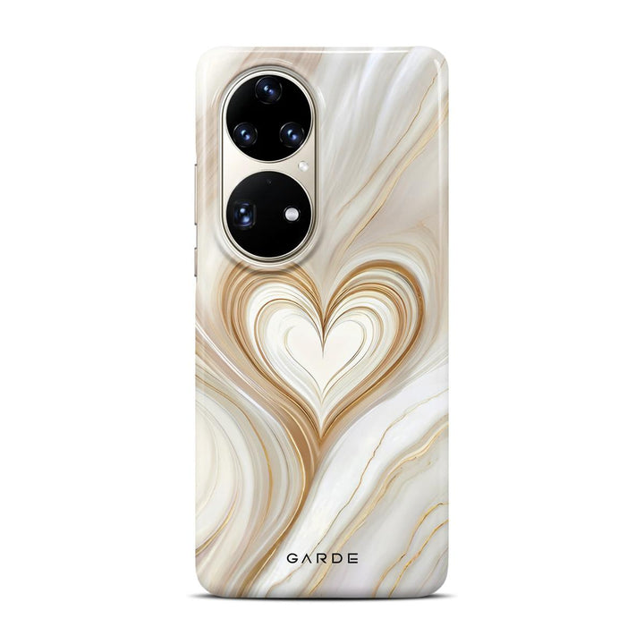 Lueur Gold Huawei P50 Pro Back Cover - Custom Printed Phone Case by Garde