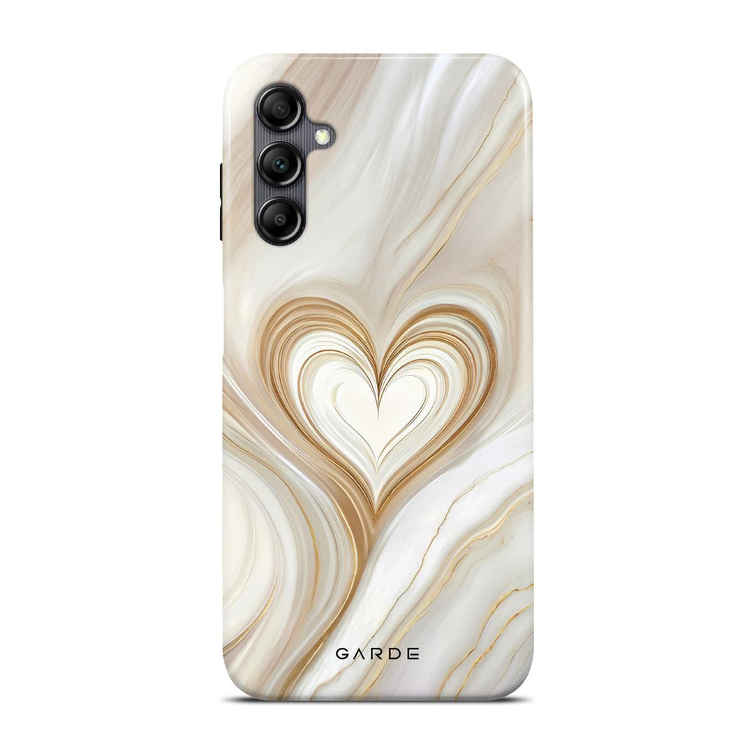 Lueur Gold Samsung A14 Back Cover - Custom Printed Phone Case by Garde