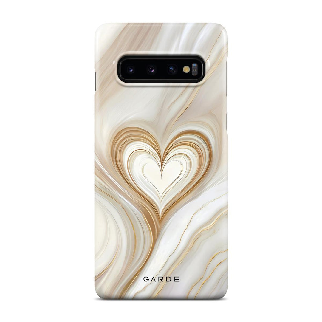 Lueur Gold Samsung S10 Back Cover - Custom Printed Phone Case by Garde