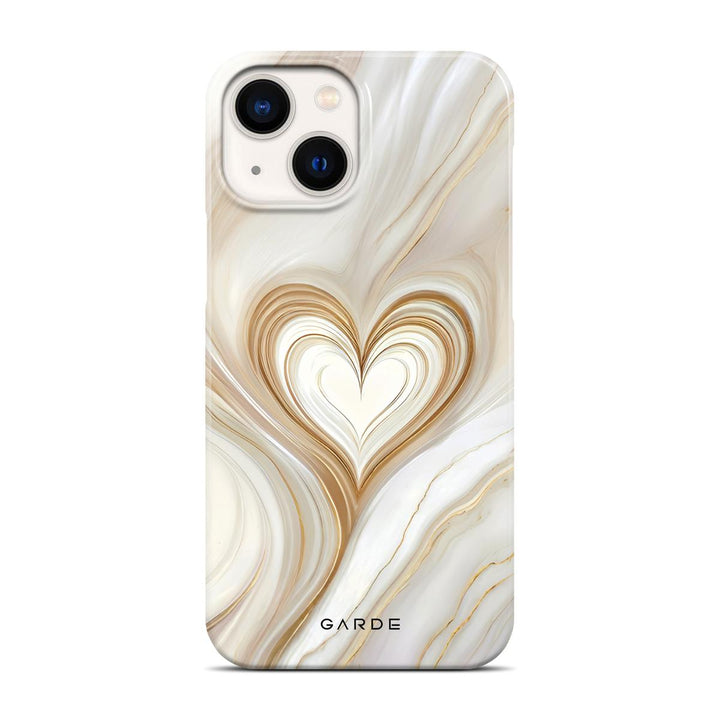 Lueur Gold iPhone 13 Mini Back Cover - Custom Printed Phone Case by Garde