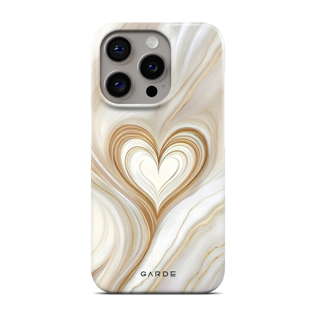 Lueur Gold iPhone 15 Pro Back Cover - Custom Printed Phone Case by Garde