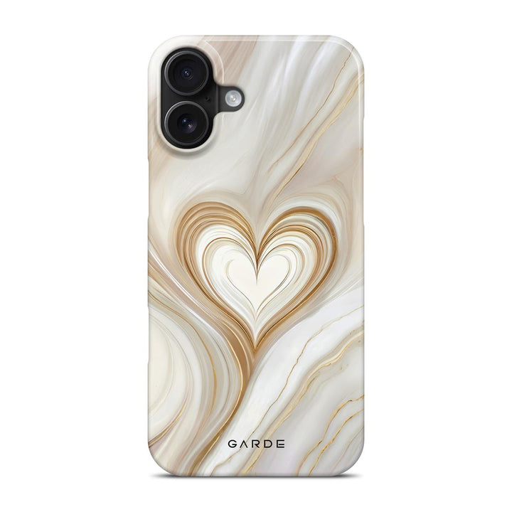 Lueur Gold iPhone 16 Plus Back Cover - Custom Printed Phone Case by Garde