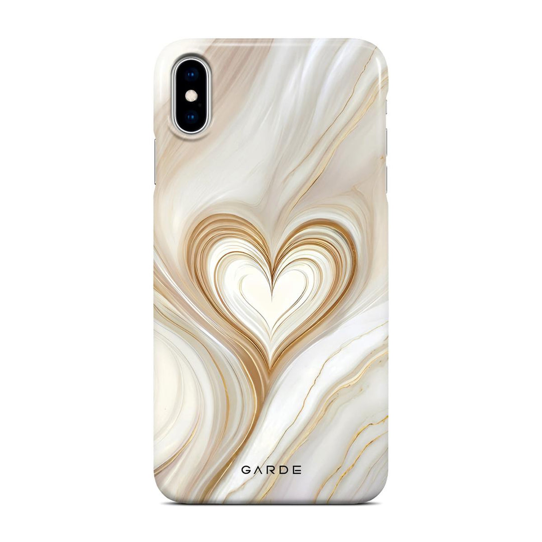 Lueur Gold iPhone Xs Max Back Cover - Custom Printed Phone Case by Garde