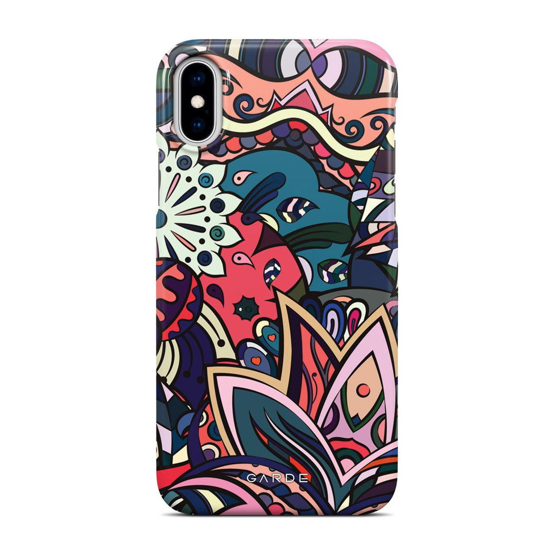 Naenia iPhone X / Xs Back Cover - Custom Printed Phone Case by Garde