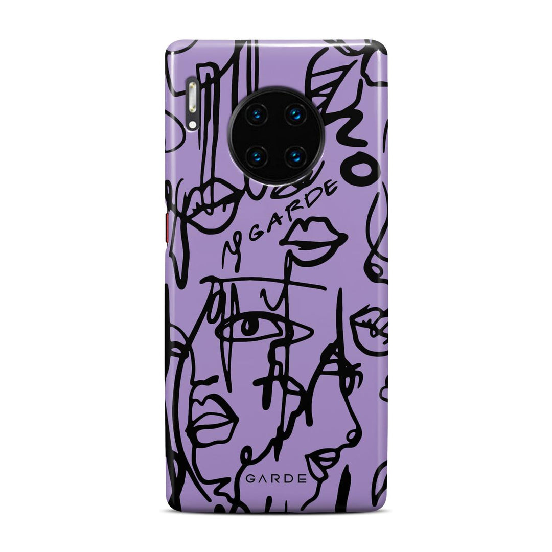 Nareen Mauve Huawei Mate 30 Pro Back Cover - Custom Printed Phone Case by Garde