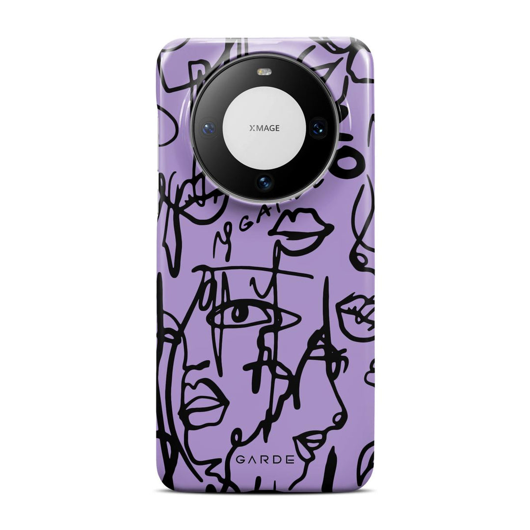 Nareen Mauve Huawei Mate 60 Back Cover - Custom Printed Phone Case by Garde
