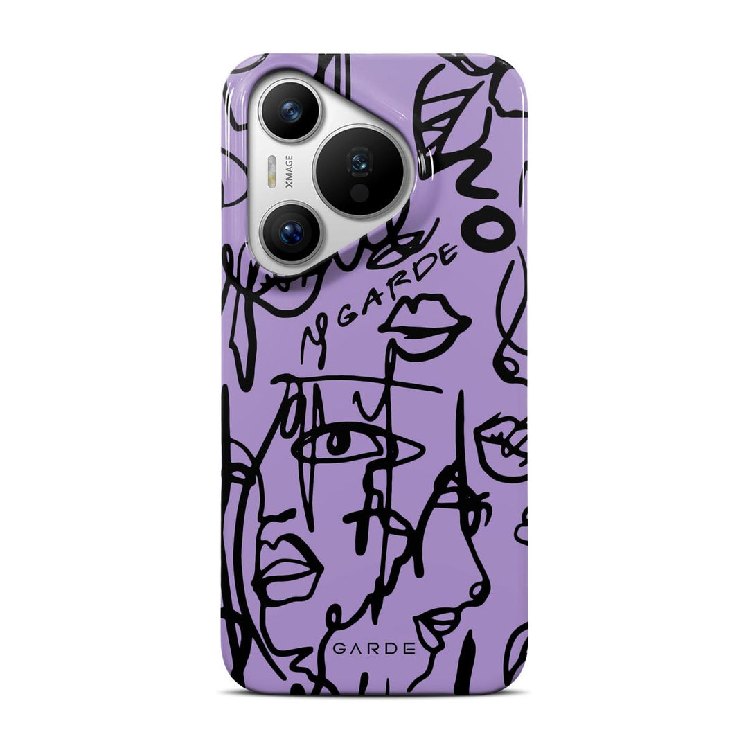 Nareen Mauve Huawei P70 Back Cover - Custom Printed Phone Case by Garde