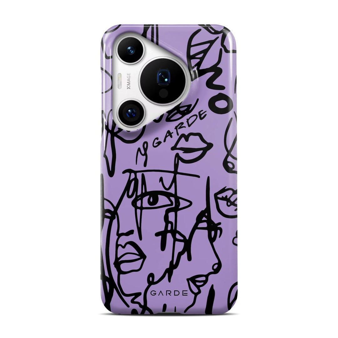 Nareen Mauve Huawei P70 Pro Back Cover - Custom Printed Phone Case by Garde