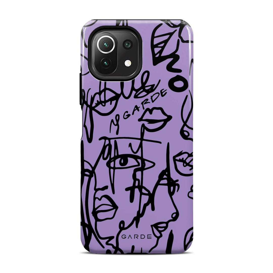 Nareen Mauve Xiaomi Mi 11 Lite Back Cover - Custom Printed Phone Case by Garde