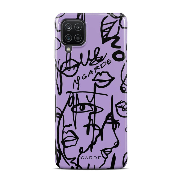 Nareen Mauve Samsung A12 Back Cover - Custom Printed Phone Case by Garde