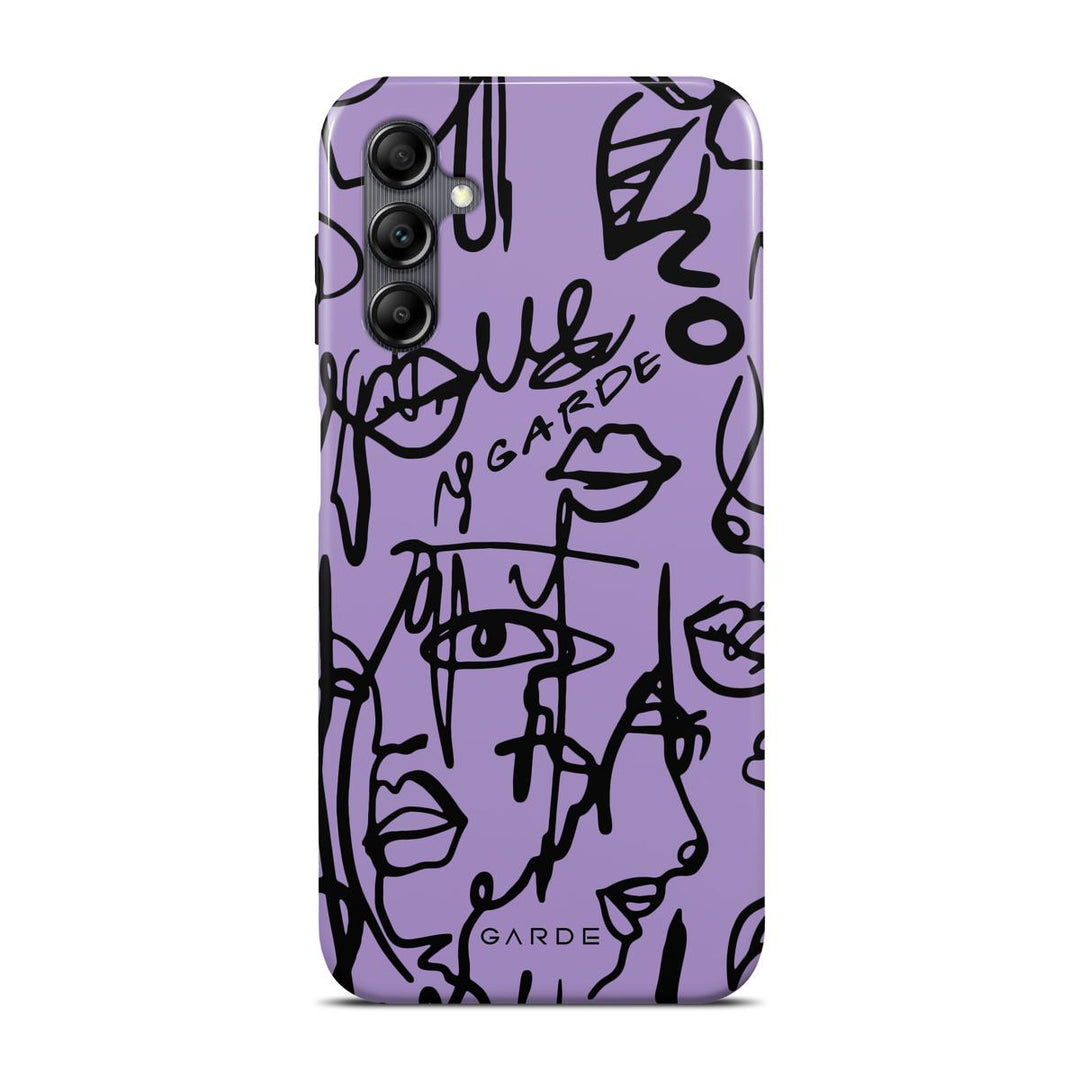 Nareen Mauve Samsung A14 Back Cover - Custom Printed Phone Case by Garde
