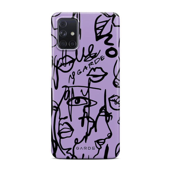 Nareen Mauve Samsung A71 Back Cover - Custom Printed Phone Case by Garde