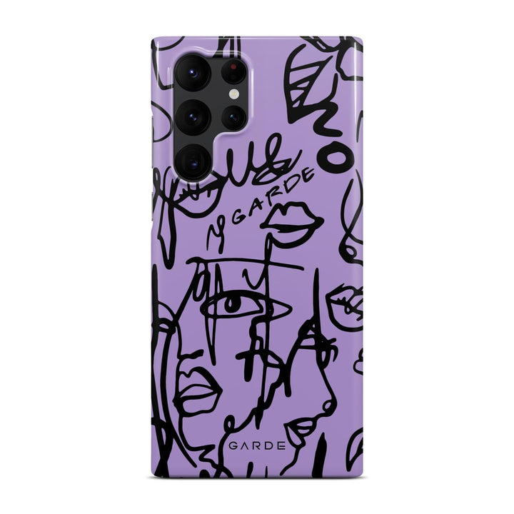 Nareen Mauve Samsung S22 Ultra Back Cover - Custom Printed Phone Case by Garde