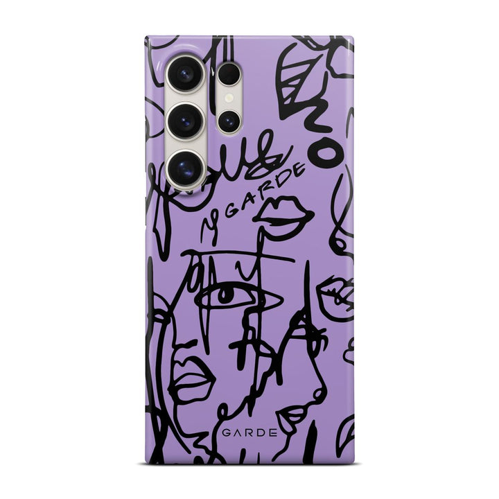 Nareen Mauve Samsung S24 Ultra Back Cover - Custom Printed Phone Case by Garde