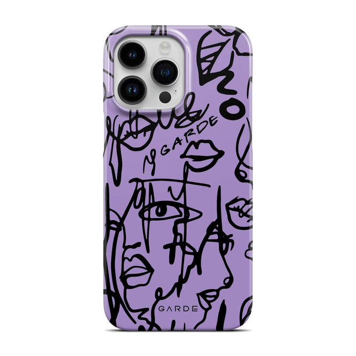 Nareen Mauve iPhone 14 Pro Max Back Cover - Custom Printed Phone Case by Garde