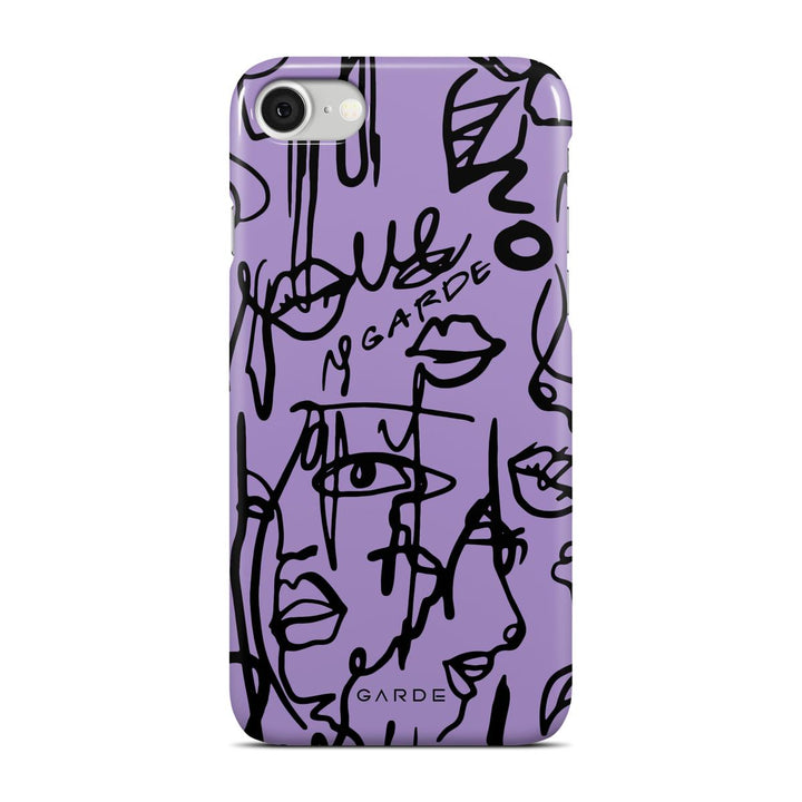 Nareen Mauve iPhone SE 2020 / 2022 Back Cover - Custom Printed Phone Case by Garde