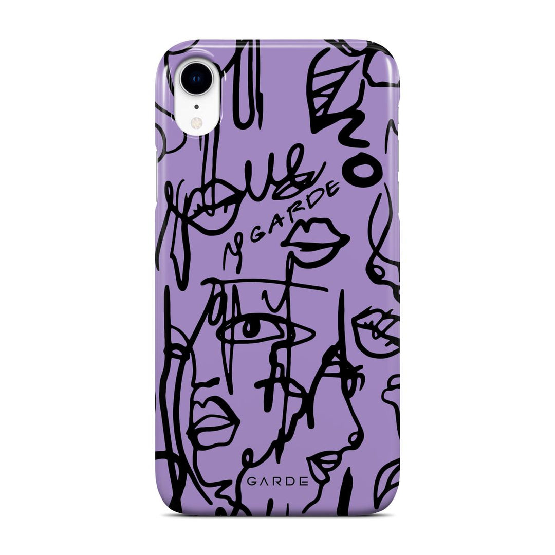 Nareen Mauve iPhone XR Back Cover - Custom Printed Phone Case by Garde