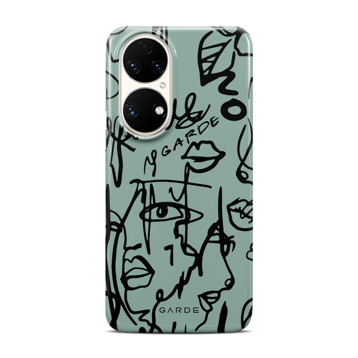 Nareen Sage Huawei P50 Back Cover - Custom Printed Phone Case by Garde