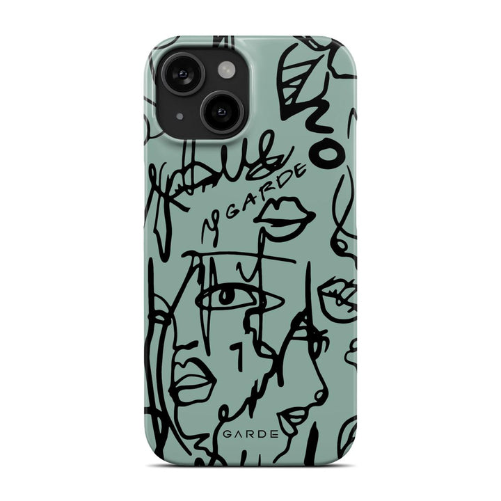 Nareen Sage iPhone 15 Back Cover - Custom Printed Phone Case by Garde