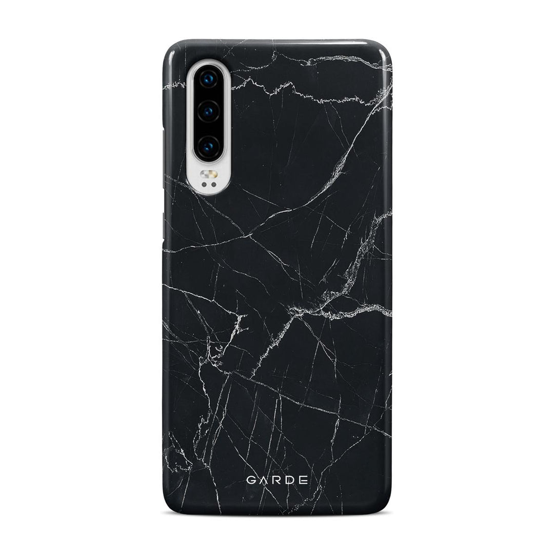 Nero Marquina Huawei P30 Back Cover - Custom Printed Phone Case by Garde