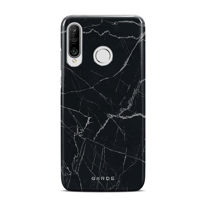 Nero Marquina Huawei P30 Lite Back Cover - Custom Printed Phone Case by Garde