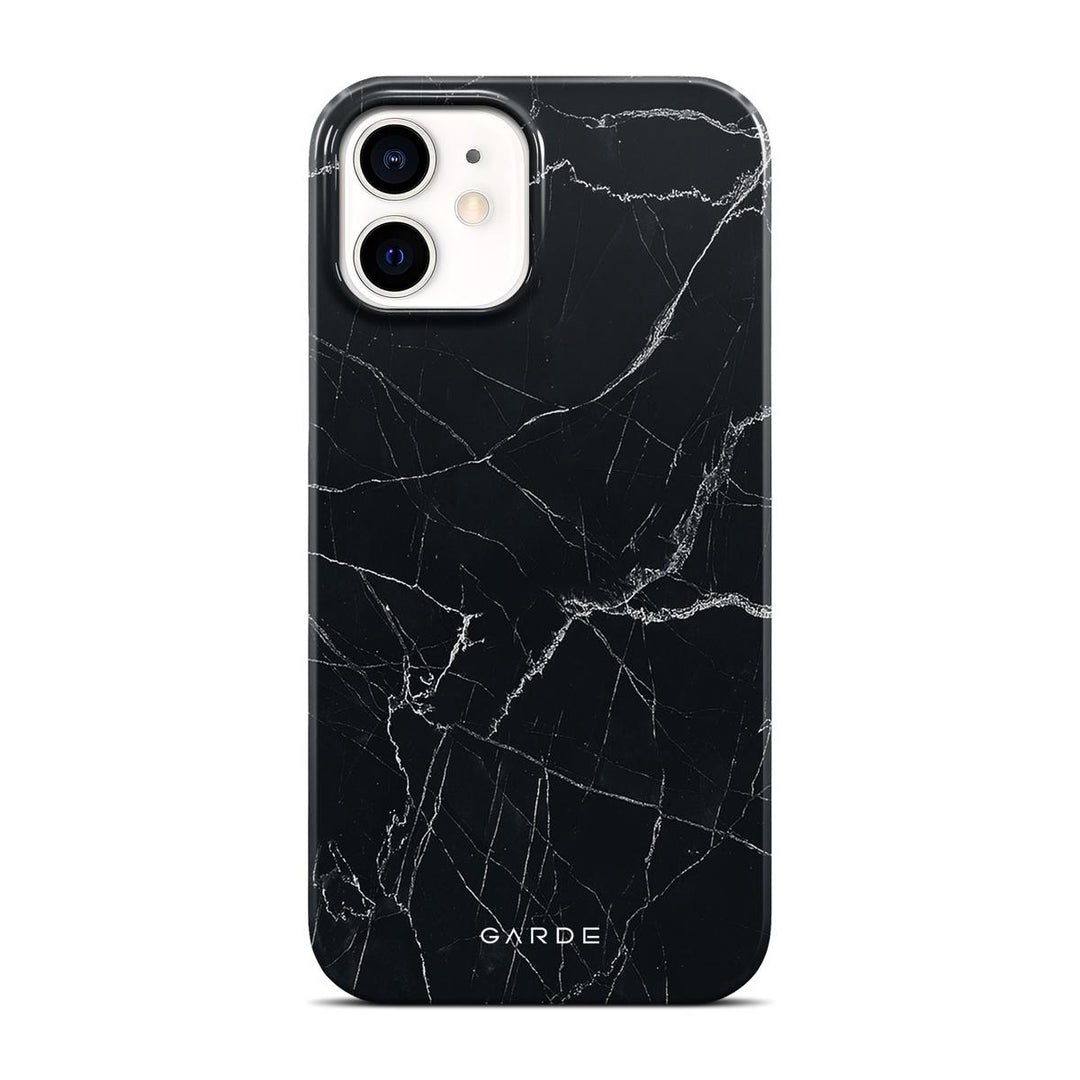 Nero Marquina iPhone 12 Back Cover - Custom Printed Phone Case by Garde