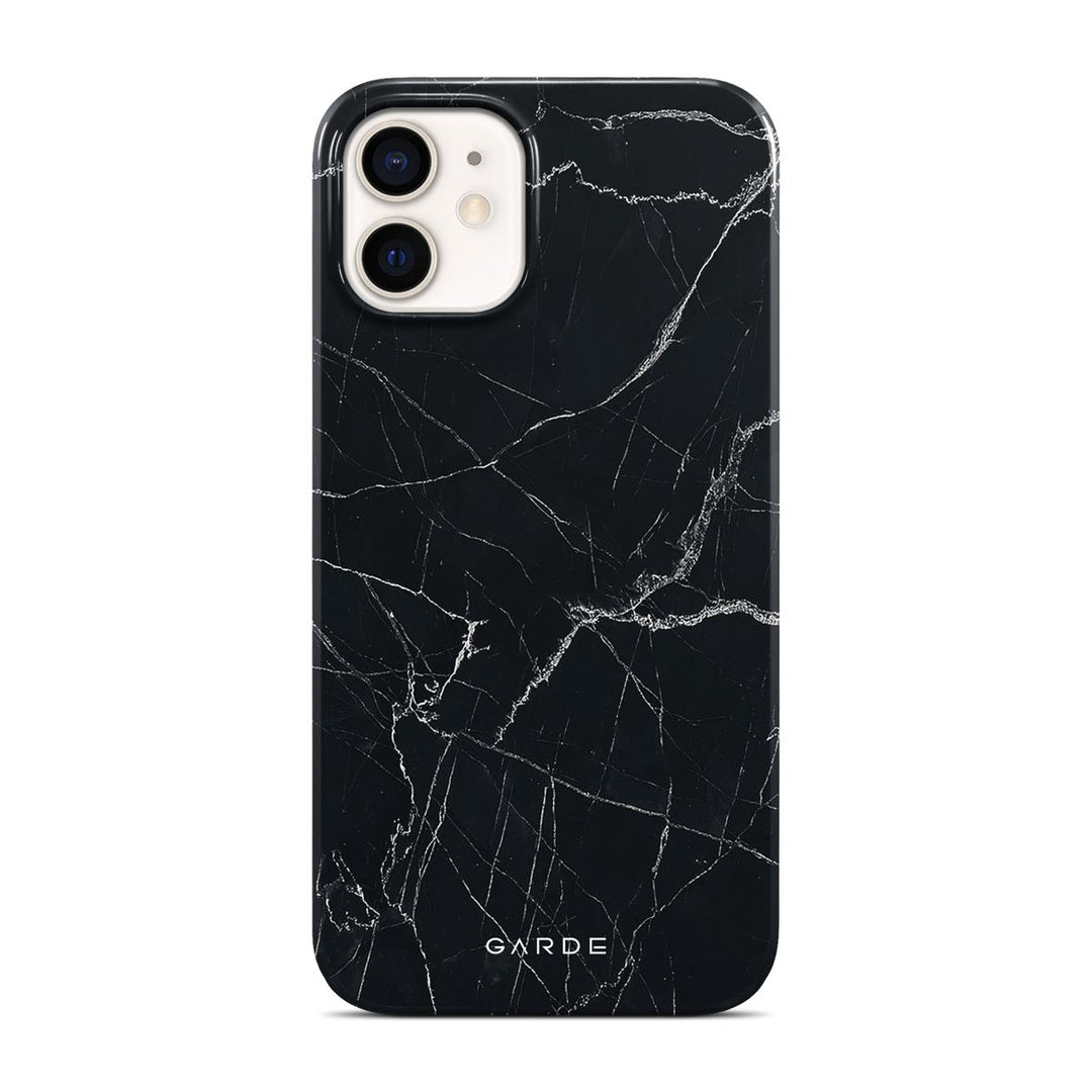 Nero Marquina iPhone 12 Mini Back Cover - Custom Printed Phone Case by Garde