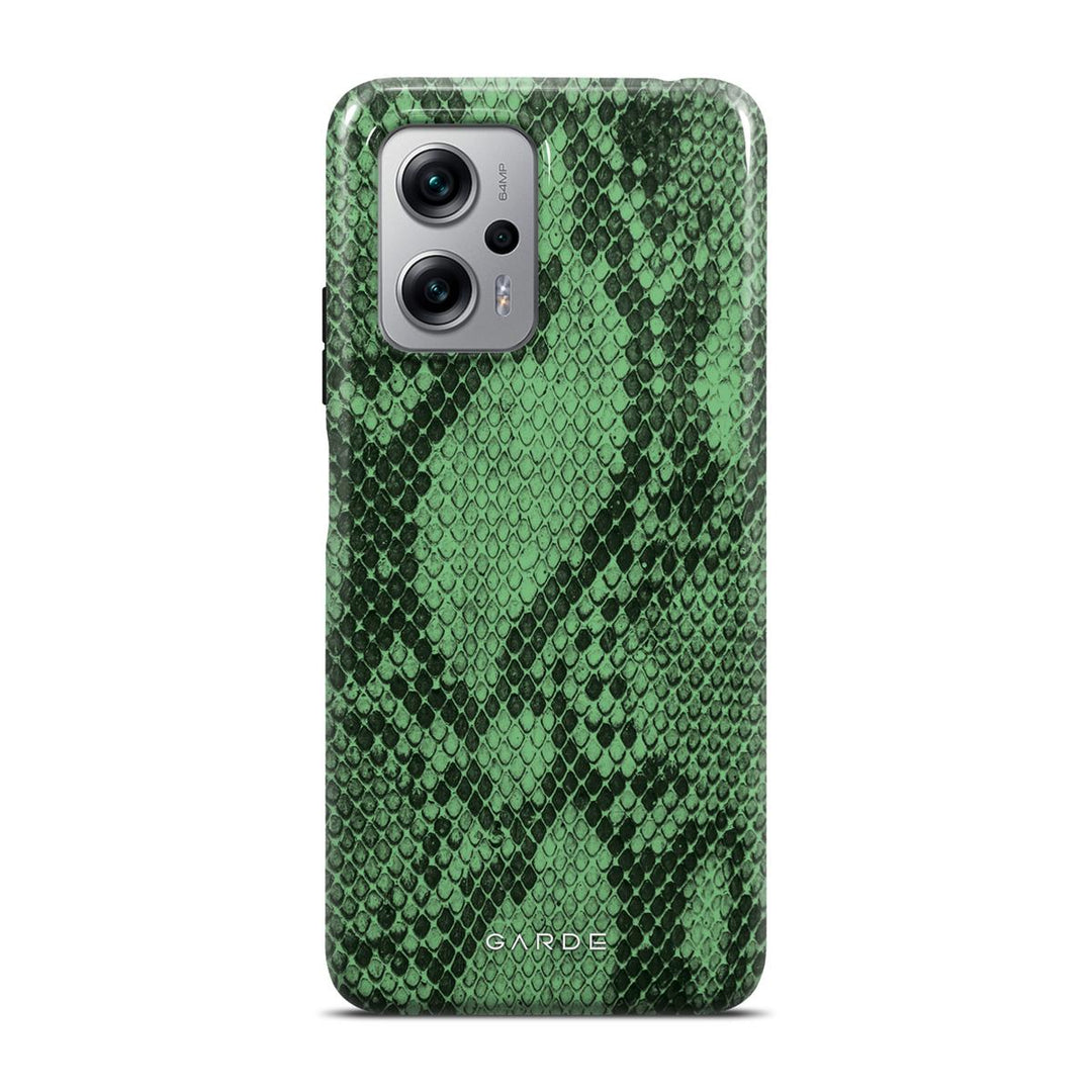 Python Green Redmi Note 11T Pro 5G Back Cover - Custom Printed Phone Case by Garde