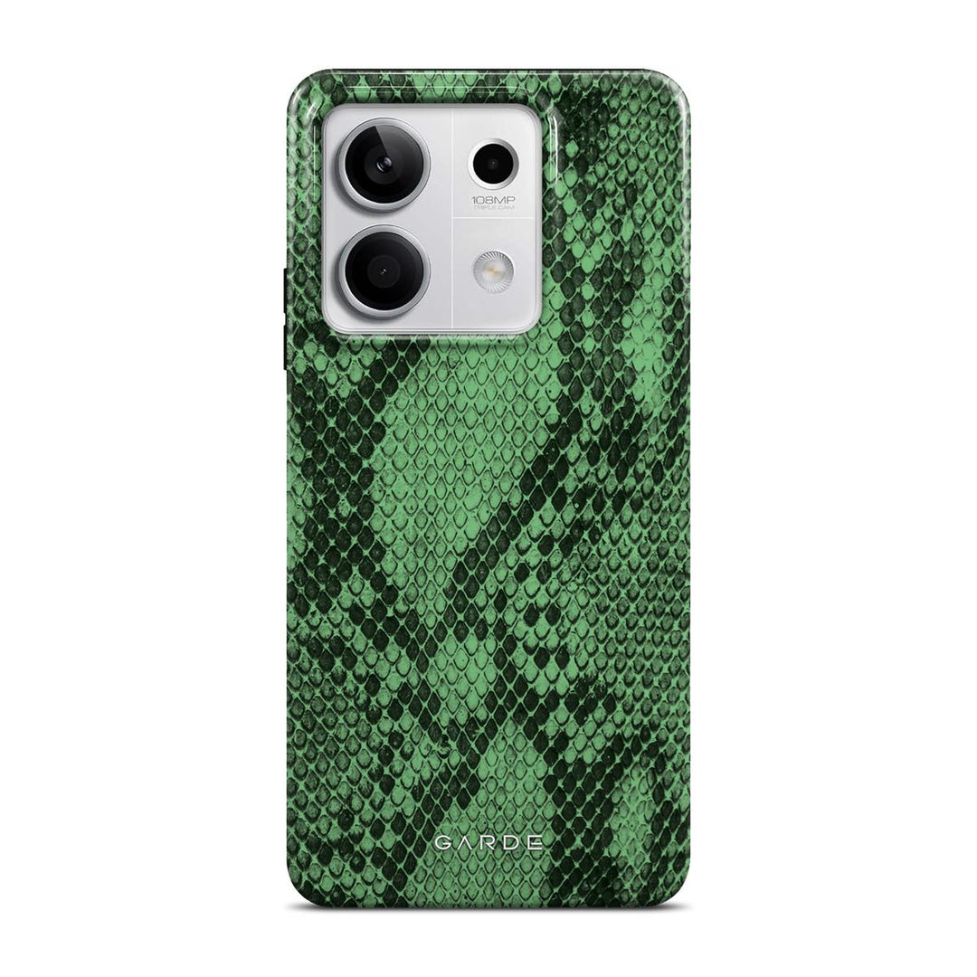 Python Green Redmi Note 13 5G Back Cover - Custom Printed Phone Case by Garde