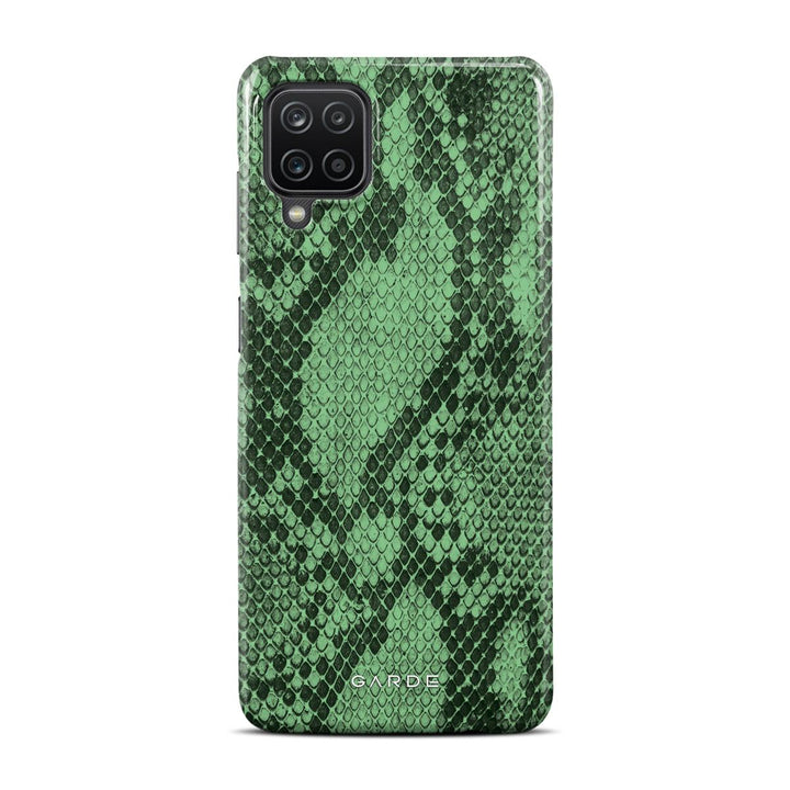Python Green Samsung A12 Back Cover - Custom Printed Phone Case by Garde