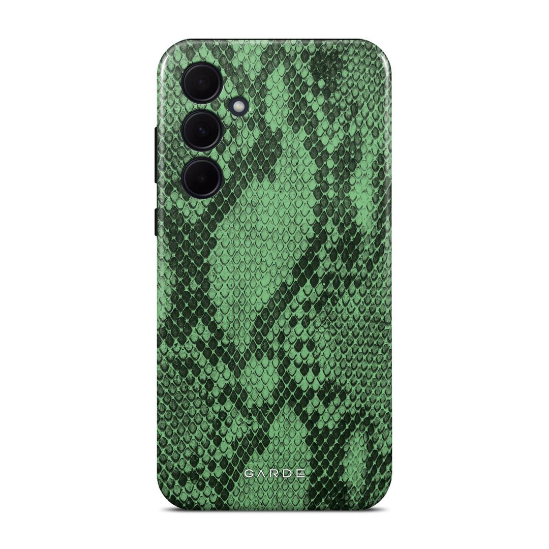 Python Green Samsung A35 5G Back Cover - Custom Printed Phone Case by Garde