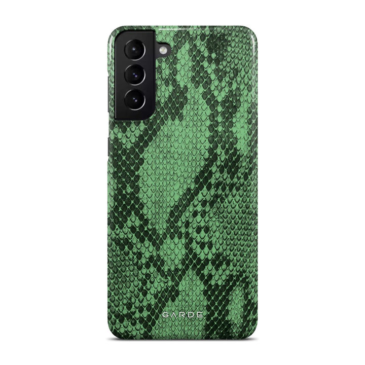 Python Green Samsung S21 Plus Back Cover - Custom Printed Phone Case by Garde