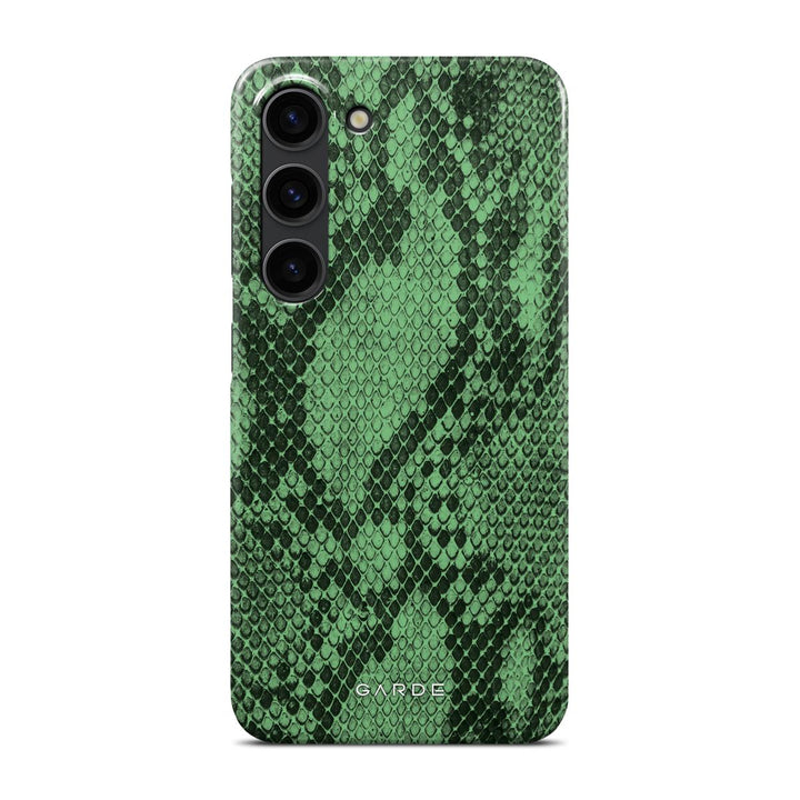 Python Green Samsung S23 Back Cover - Custom Printed Phone Case by Garde