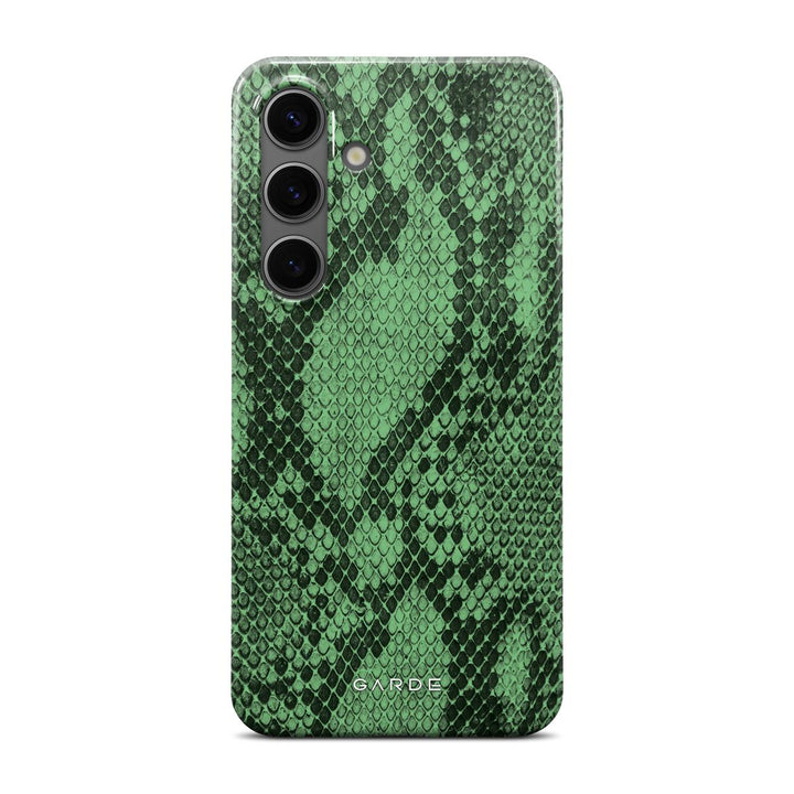Python Green Samsung S24 Back Cover - Custom Printed Phone Case by Garde