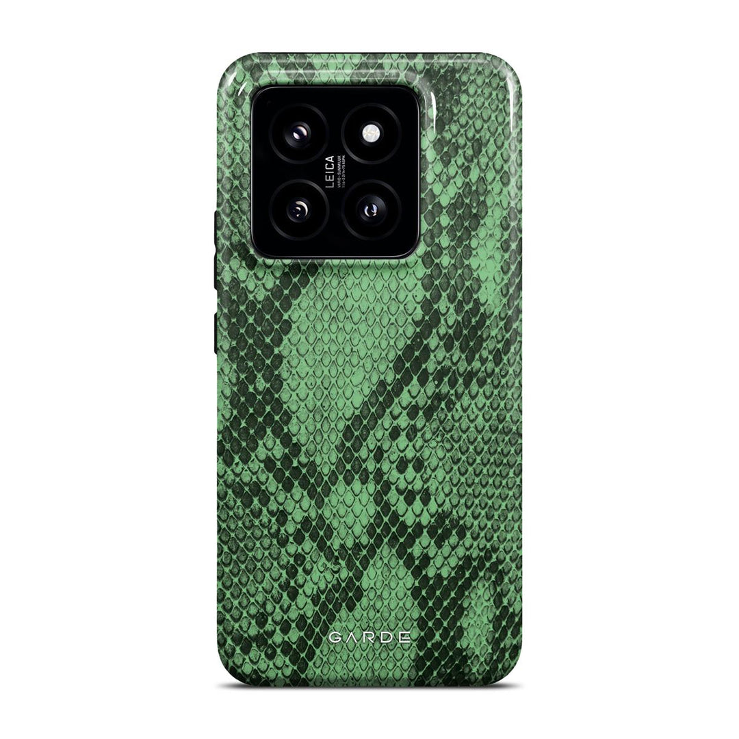 Python Green Xiaomi 14 Pro Back Cover - Custom Printed Phone Case by Garde