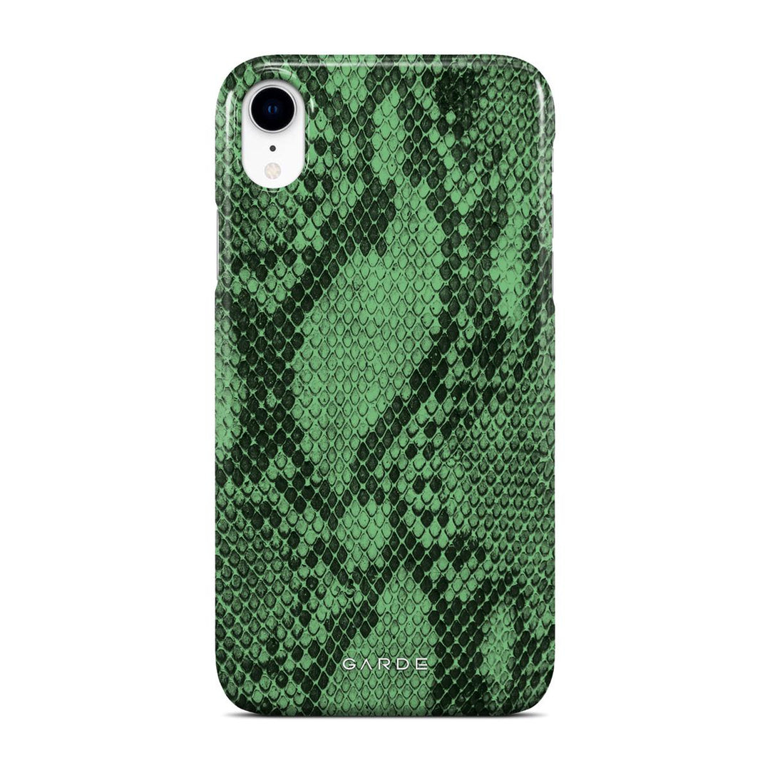 Python Green iPhone XR Back Cover - Custom Printed Phone Case by Garde