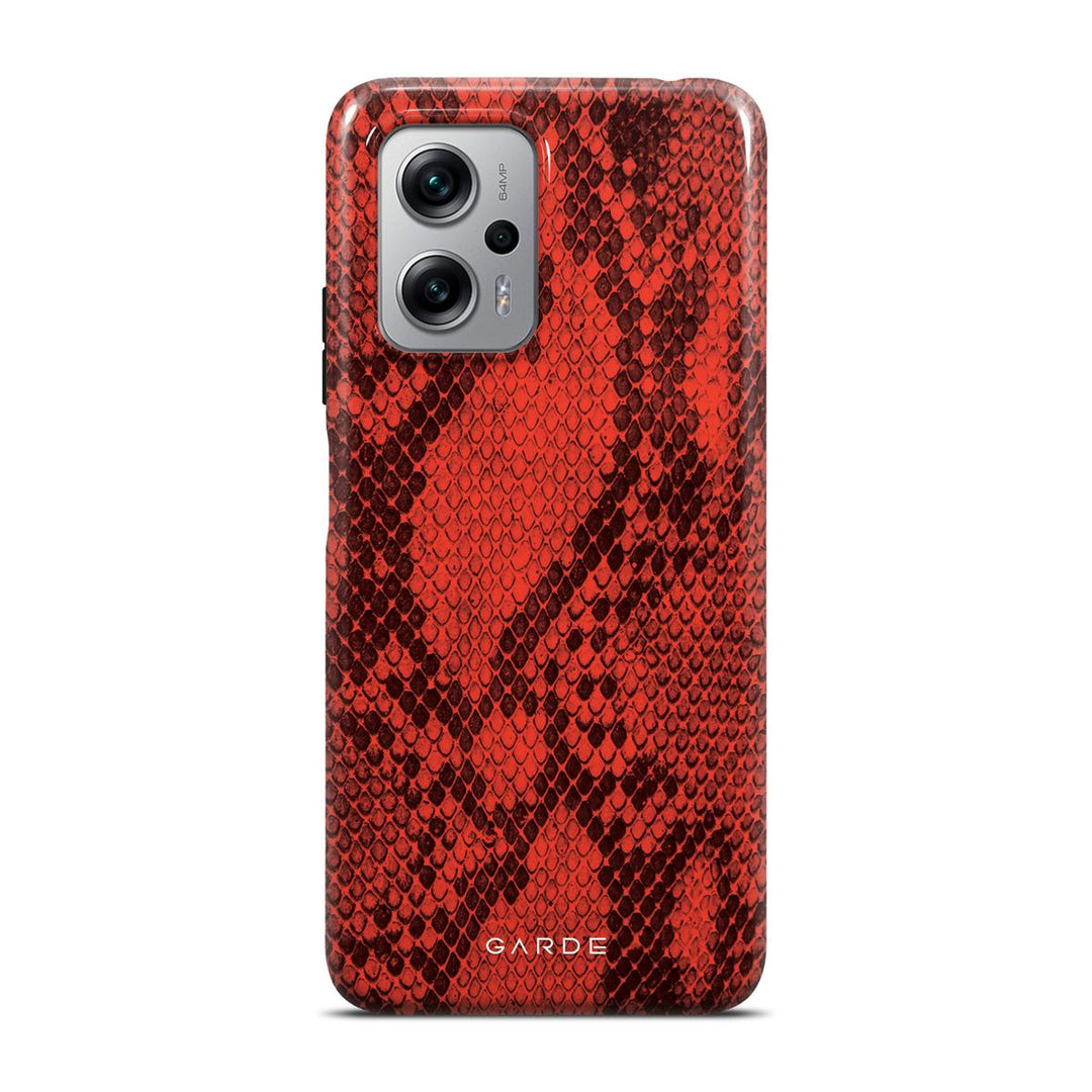 Python Red Redmi Note 11T Pro 5G Back Cover - Custom Printed Phone Case by Garde