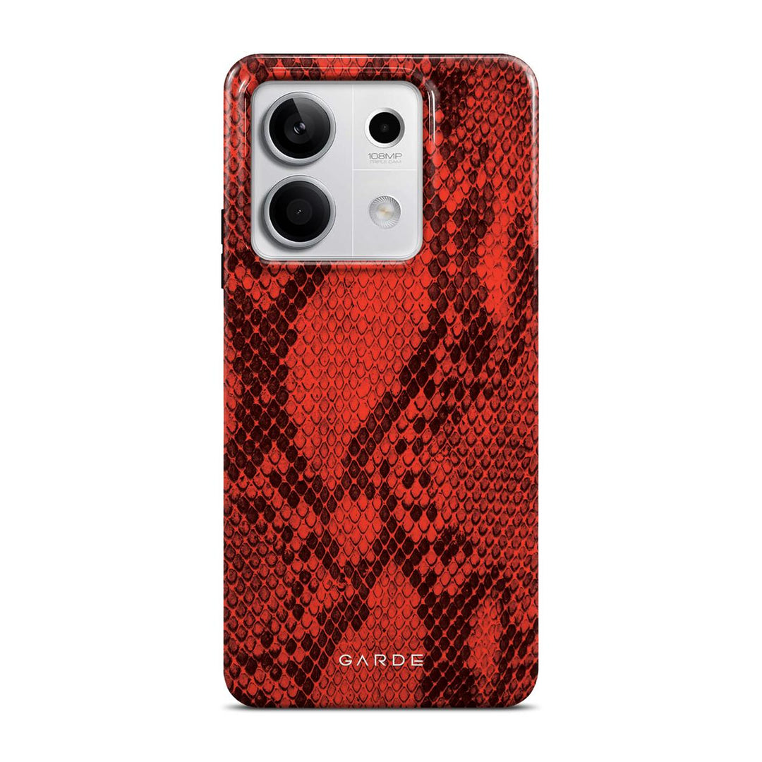 Python Red Redmi Note 13 5G Back Cover - Custom Printed Phone Case by Garde