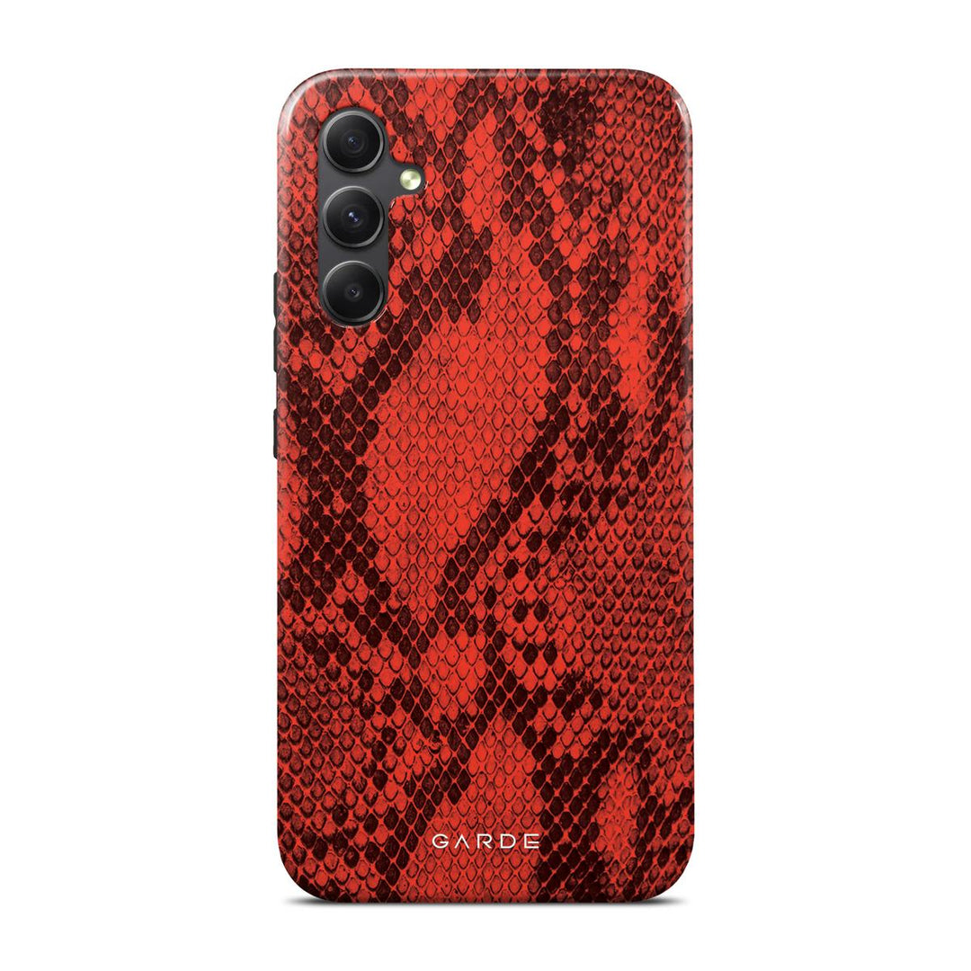Python Red Samsung A34 5G Back Cover - Custom Printed Phone Case by Garde