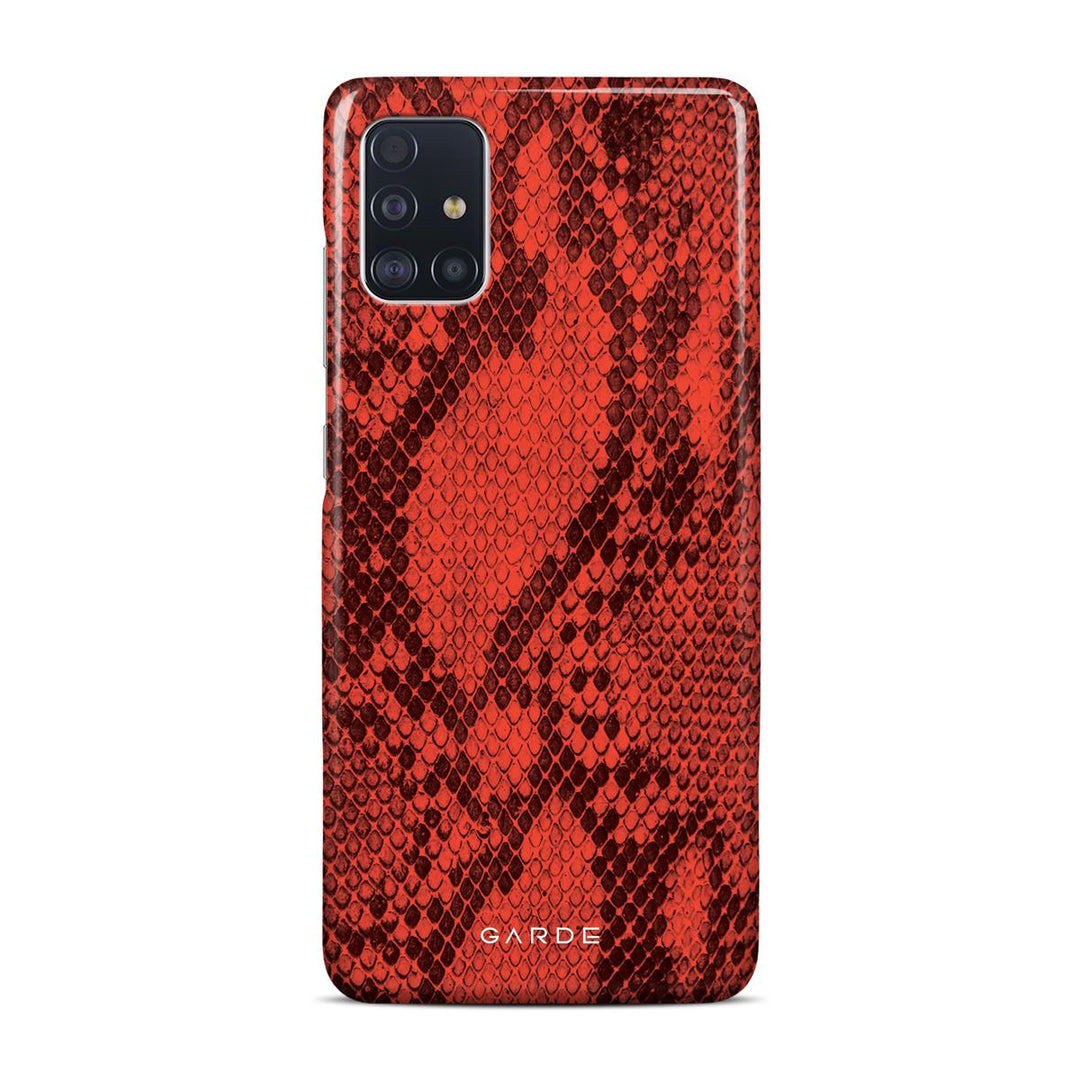 Python Red Samsung A51 Back Cover - Custom Printed Phone Case by Garde