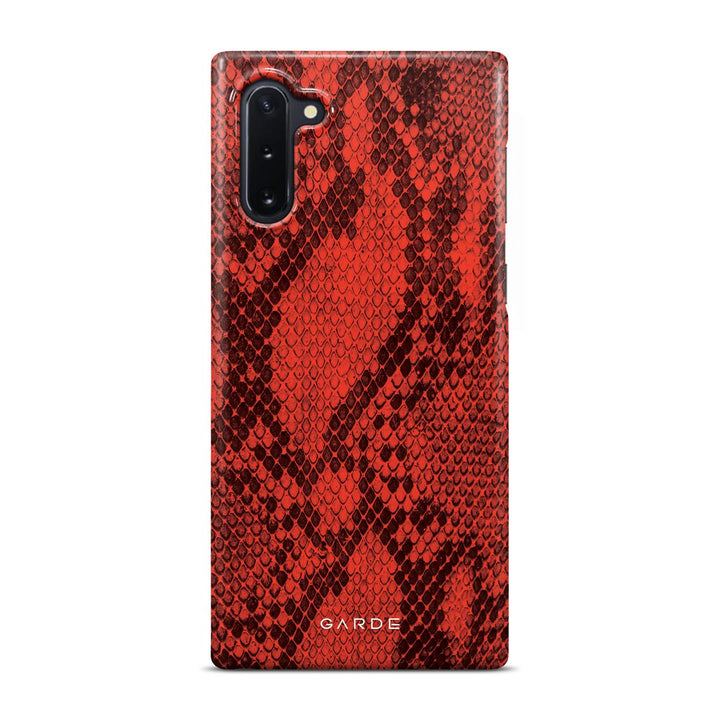 Python Red Samsung Note 10 Back Cover - Custom Printed Phone Case by Garde